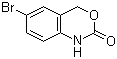 结构式 CAS# 1017783-09-3, 6-溴-1,4-二氢-2H-3,1-苯并恶嗪-2-酮
