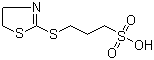 3-[(4,5-Dihydro-2-thiazolyl)thio]-1-propanesulfonic acid molecular structure (CAS 10184-04-0)