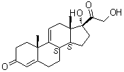 17,21-Dihydroxypregna-4,9(11)-diene-3,20-dione molecular structure (CAS 10184-70-0)