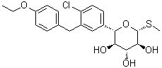 结构式 CAS# 1018899-04-1, Sotagliflozin