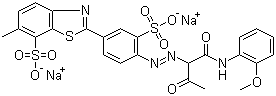 直接黄 27分子结构 (CAS 10190-68-8)