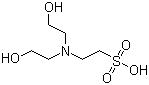 结构式 CAS# 10191-18-1, N,N-双(2-羟乙基)-2-氨基乙磺酸