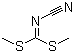 N-氰亚胺基-S,S-二硫代碳酸二甲酯分子结构 (CAS 10191-60-3)