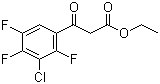 Ethyl 3-chloro-2,4,5-trifluorobenzoylacetate molecular structure (CAS 101987-86-4)