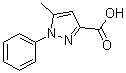 5-甲基-1-苯基-1H-吡唑-3-羧酸分子结构 (CAS 10199-57-2)