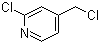 2-Chloro-4-(chloromethyl)pyridine molecular structure (CAS 101990-73-2)