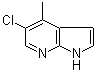 5-Chloro-4-methyl-1H-pyrrolo[2,3-b]pyridine molecular structure (CAS 1020056-87-4)