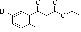 5-Bromo-2-fluoro-beta-oxobenzenepropanoic acid ethyl ester molecular structure (CAS 1020058-47-2)