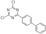 structure of CAS# 10202-45-6, 2-[1,1'-Biphenyl]-4-yl-4,6-dichloro-1,3,5-triazine