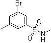 3-溴-N,5-二甲基苯磺酰胺分子结构 (CAS 1020252-91-8)