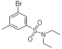 structure of CAS# 1020252-94-1, 3-Bromo-N,N-diethyl-5-methylbenzenesulfonamide