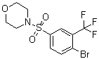 结构式 CAS# 1020253-04-6, 4-[[4-溴-3-(三氟甲基)苯基]磺酰基]吗啉