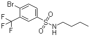 4-Bromo-N-butyl-3-(trifluoromethyl)benzenesulfonamide molecular structure (CAS 1020253-05-7)