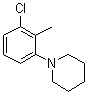 结构式 CAS# 1020253-08-0, 1-(3-氯-2-甲基苯基)哌啶
