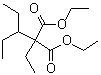 2-Ethyl-2-(1-ethylpropyl)-propanedioic acid 1,3-diethyl ester molecular structure (CAS 10203-59-5)