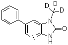 1,3-Dihydro-1-(methyl-d<sub>3</sub>)-6-phenyl-2H-imidazo[4,5-b]pyridin-2-one molecular structure (CAS 1020719-48-5)
