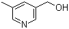 5-Methyl-3-pyridinemethanol molecular structure (CAS 102074-19-1)