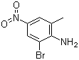 结构式 CAS# 102170-56-9, 2-溴-6-甲基-4-硝基苯胺