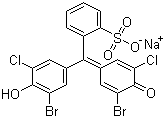 溴氯酚蓝钠盐分子结构 (CAS 102185-52-4)