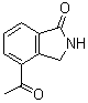 4-乙酰基-2,3-二氢-1H-异吲哚-1-酮分子结构 (CAS 1021874-48-5)