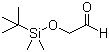 structure of CAS# 102191-92-4, tert-Butyldimethylsilyloxy)acetaldehyde