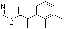 5-[1-(2,3-二甲基苯基)乙烯基]-1H-咪唑分子结构 (CAS 1021949-47-2)