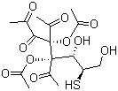 Pentaacetyl-5-thioglucose molecular structure (CAS 10227-18-6)