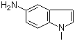 结构式 CAS# 102308-97-4, 1-甲基-1H-吲哚-5-胺