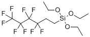 三乙氧基(1H,1H,2H,2H-九氟己基)硅烷分子结构 (CAS 102390-98-7)
