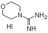 4-吗啉甲脒氢碘酸盐分子结构 (CAS 102392-87-0)
