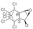 结构式 CAS# 1024-57-3, 环氧七氯
