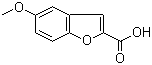 结构式 CAS# 10242-08-7, 5-甲氧基苯并呋喃-2-甲酸