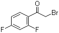 2-Bromo-2',4'-difluoroacetophenone molecular structure (CAS 102429-07-2)
