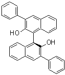 (S)-3,3'-二苯基-1,1'-联萘-2,2'-二醇分子结构 (CAS 102490-05-1)