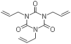 structure of CAS# 1025-15-6, Triallyl isocyanurate ;1,3,5-Tri-2-propenyl-1,3,5-triazine-2,4,6(1H,3H,5H)-trione; 1,3,5-Triallylisocyanurate; 1,3,5-Triallylisocyanuric acid; TAIC