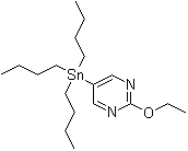 structure of CAS# 1025746-10-4, 2-Ethoxy-5-(tributylstannyl)pyrimidine