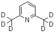 2,6-二(三氘甲基)吡啶分子结构 (CAS 10259-14-0)