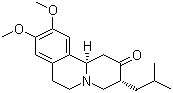(+)-丁苯那嗪分子结构 (CAS 1026016-83-0)