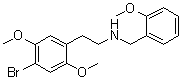 4-Bromo-2,5-dimethoxy-N-[(2-methoxyphenyl)methyl]benzeneethanamine molecular structure (CAS 1026511-90-9)
