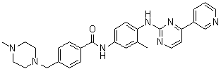 4-[(4-Methyl-1-piperazinyl)methyl]-N-[3-methyl-4-[[4-(3-pyridinyl)-2-pyrimidinyl]amino]phenyl]benzamide molecular structure (CAS 1026753-54-7)