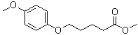 5-(4-甲氧基苯氧基)戊酸甲酯分子结构 (CAS 1027079-22-6)