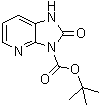 structure of CAS# 1027159-01-8, 1,2-Dihydro-2-oxo-3H-imidazo[4,5-b]pyridine-3-carboxylic acid 1,1-dimethylethyl ester