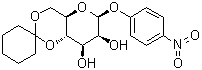 4-Nitrophenyl 4,6-O-cyclohexylidene-beta-D-mannopyranoside molecular structure (CAS 102717-16-8)