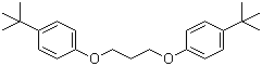 1,3-双(4-叔丁基苯氧基)丙烷分子结构 (CAS 102756-13-8)