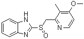 2-[[(4-Methoxy-3-methyl-2-pyridinyl)methyl]sulfinyl]-1H-benzimidazole molecular structure (CAS 102804-77-3)
