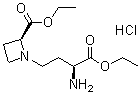(alphaS,2S)-alpha-氨基-2-(乙氧羰基)-1-吖丁啶丁酸乙酯盐酸盐分子结构 (CAS 1028192-80-4)