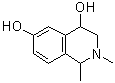 1,2,3,4-四氢-1,2-二甲基-4,6-异喹啉二醇分子结构 (CAS 102830-16-0)