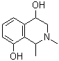 1,2,3,4-Tetrahydro-1,2-dimethyl-4,8-isoquinolinediol molecular structure (CAS 102830-20-6)