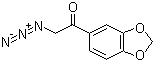 2-叠氮-1-苯并二氧戊环-5-乙酮分子结构 (CAS 102831-07-2)