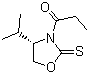 (S)-4-异丙基-3-丙酰基-1,3-恶唑烷-2-硫酮分子结构 (CAS 102831-92-5)